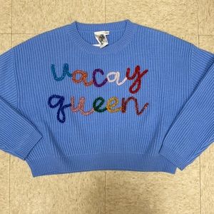 Only worn once, Queen of Sparkles Vacay Queen Sweater!